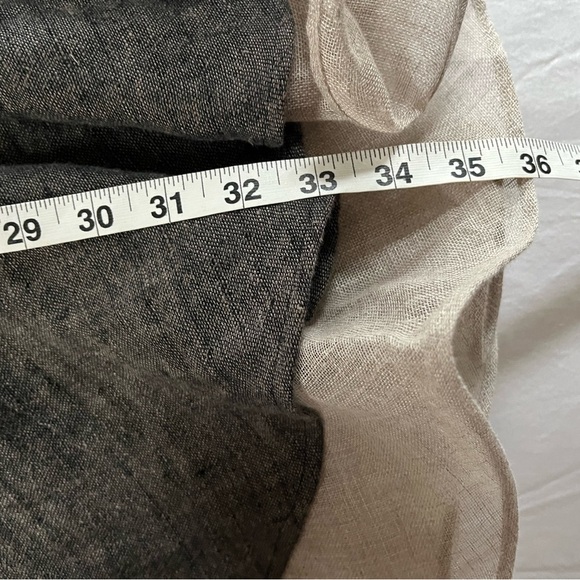 Trista + Tristan Kristine Megrikian Stunning Avante Garde Linen Dress Size 8 EUC - Picture 13 of 16